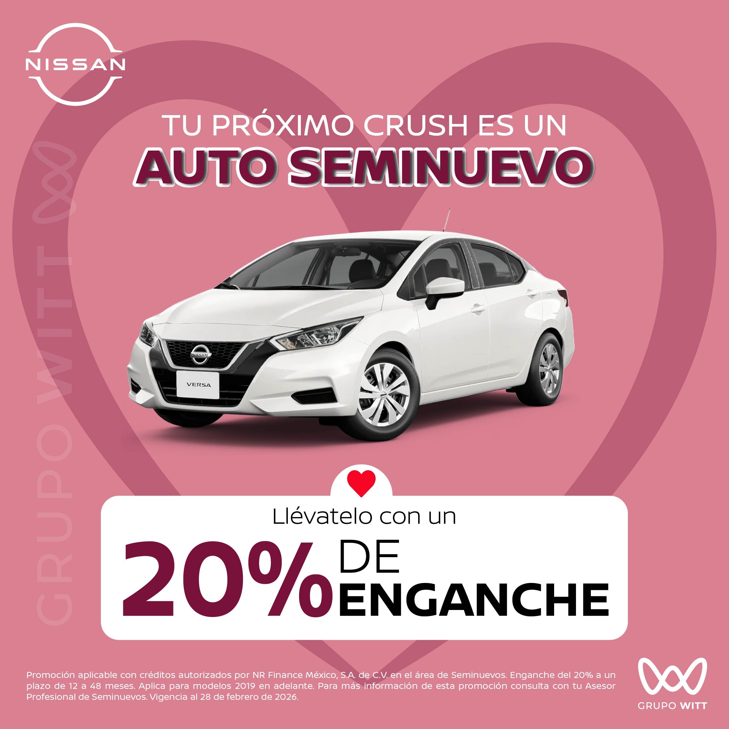 20% DE ENGANCHE