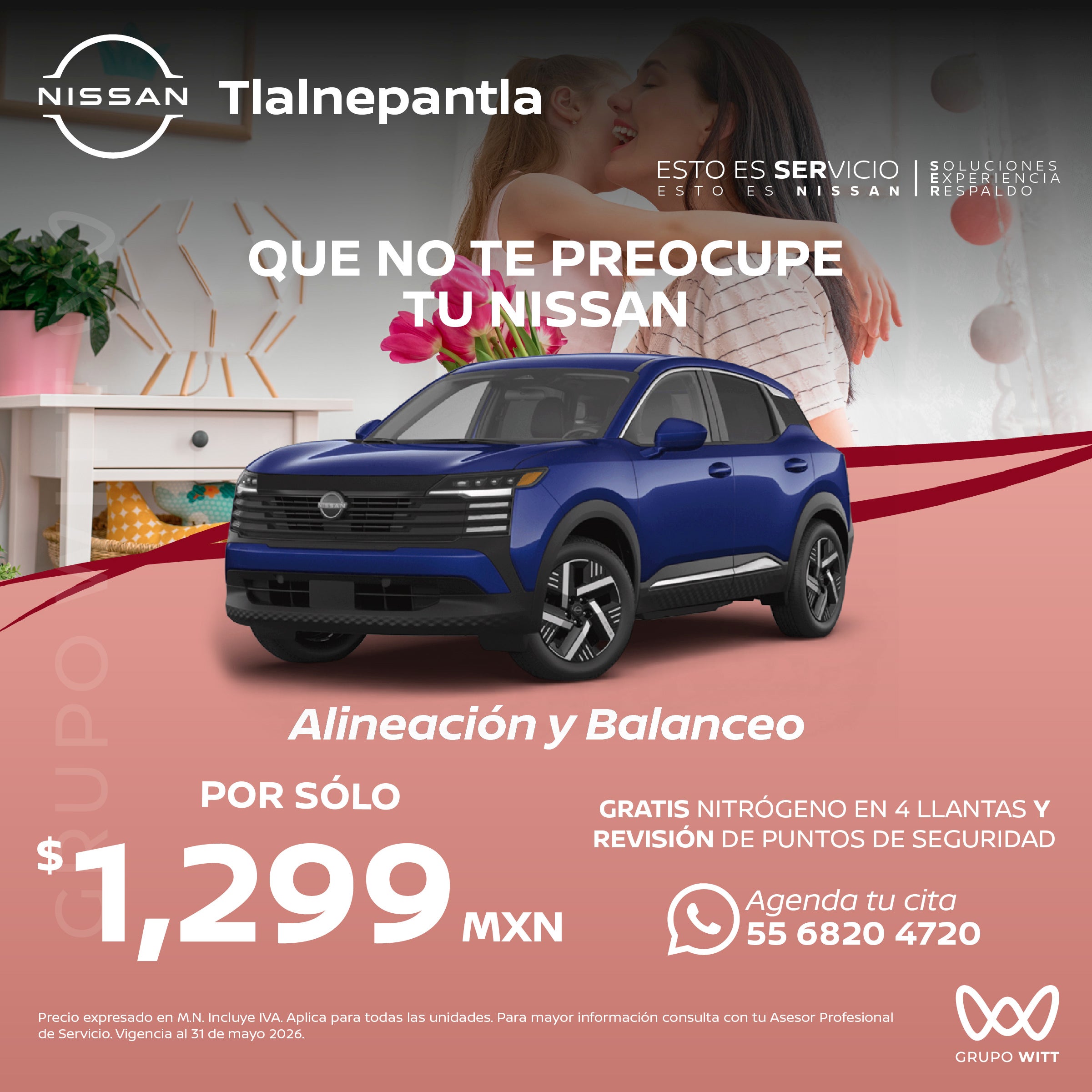POR SÓLO $1,299 MXN