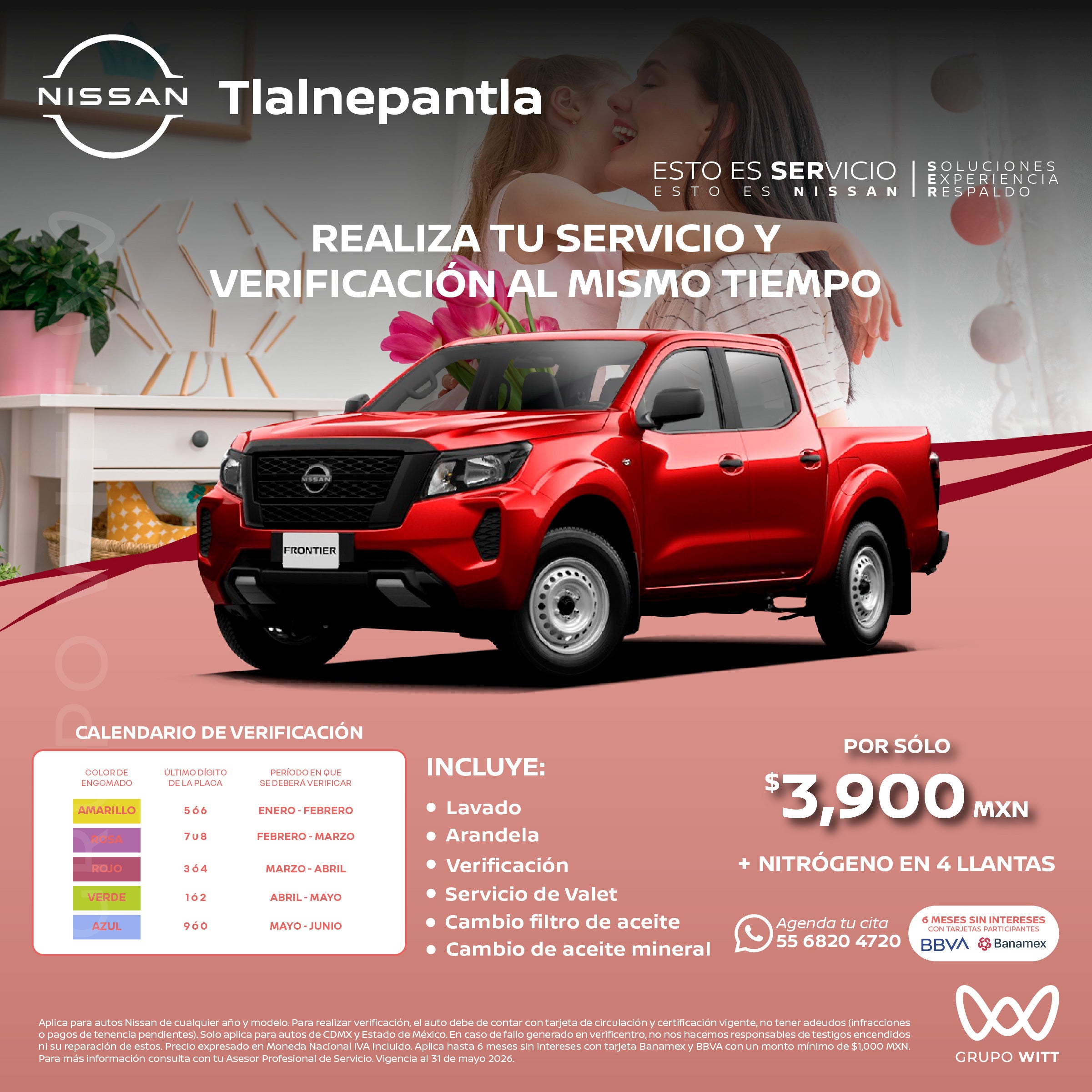SERVICIO Y VERIFICACIÓN AL MISMO TIEMPO